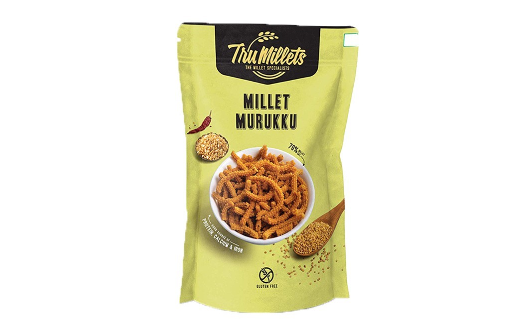 TruMillets Millet Murukku    Pack  125 grams